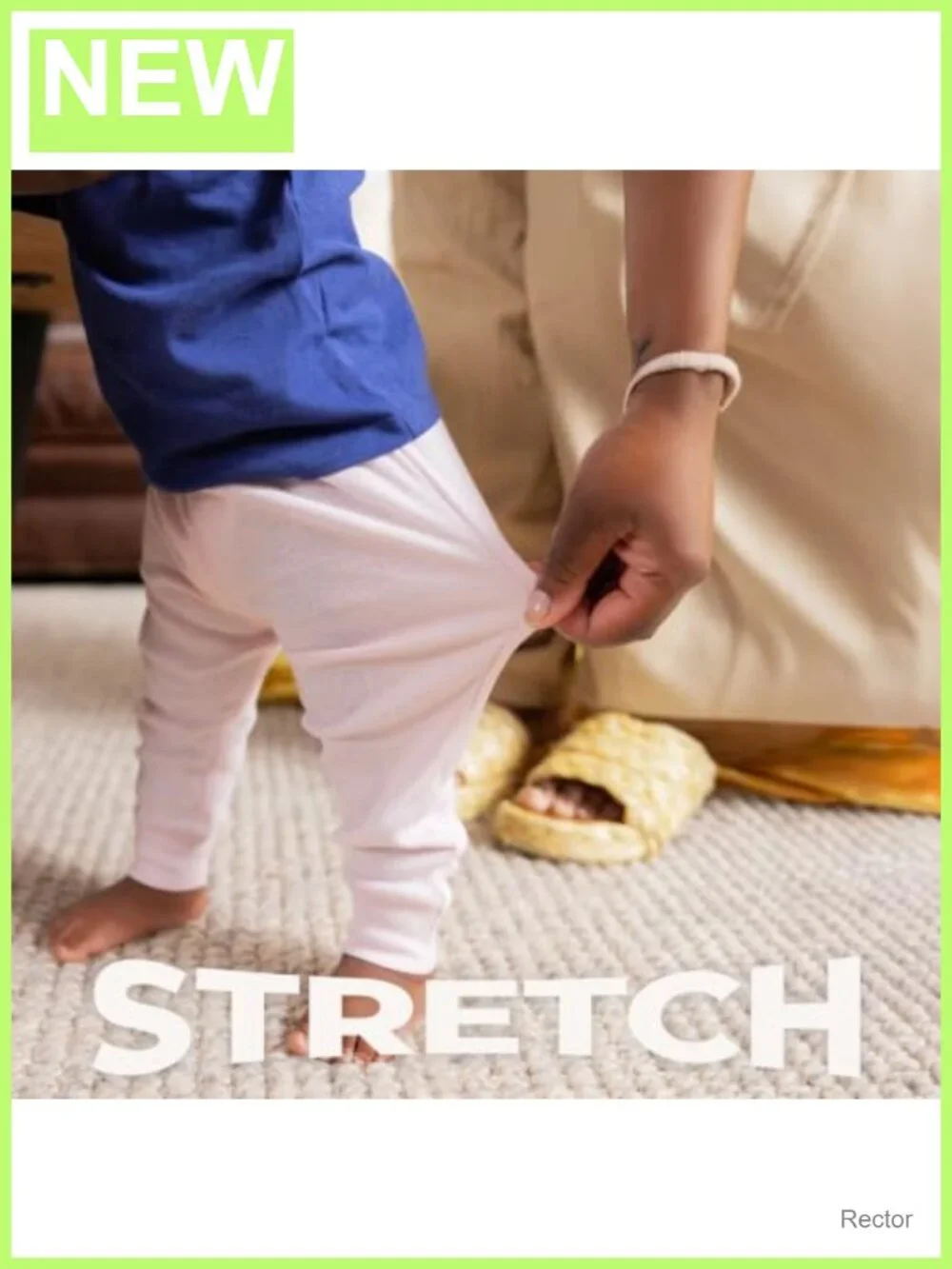 Baby Girls Active Pants Set 4-Pack Cotton Spandex Rib Knit Pull-On